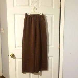 BDG Urban Outfitters SP Elastic Waist Brown Wide Leg Pants NWT